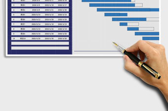 项目进度追踪甘特图