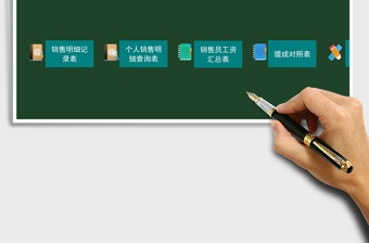 销售提成工资核算管理系统下载excel表模板管理系统下载