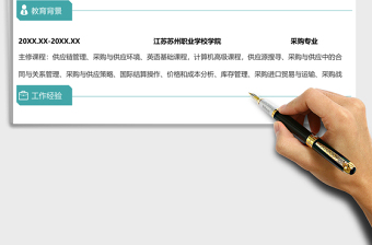 2025年采购管理专员求职简历