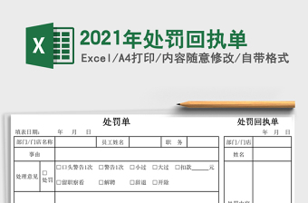 2025年处罚回执单