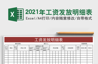 2025年工资发放明细表