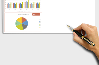 2025实用各分店营业额统计分析excel模板