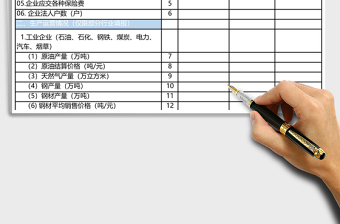2025企业财务会计月报指标表
