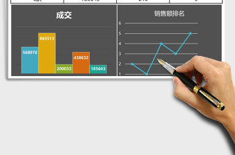 2025简团队销售数据年中分析Excel表格模板