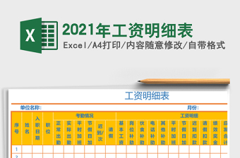 2025年工资明细表
