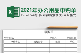 2025年办公用品申购单