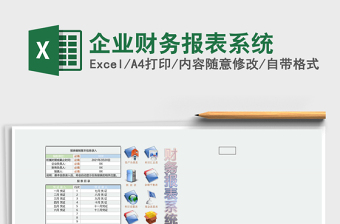 企业财务报表系统