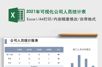 2025年可视化公司人员统计表
