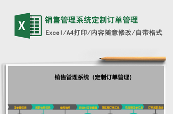 销售管理系统定制订单管理