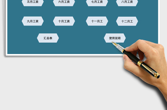 2025年工资表-年度工资管理表