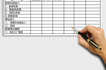 财政财务收支审计情况审核表excel模板