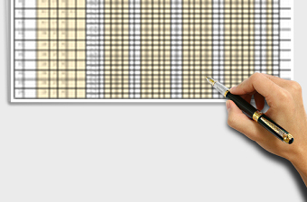 2025年员工考勤表-自动计算考勤