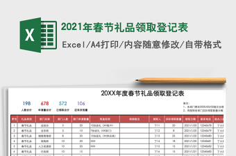 2025年春节礼品领取登记表