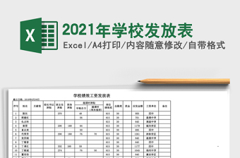 2025年学校发放表