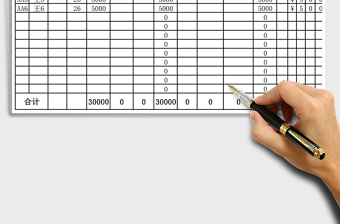 2025年财务核算工资表