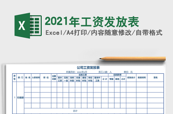2025年工资发放表
