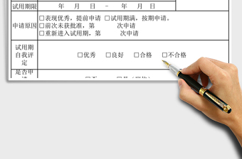 2025年员工转正申请表