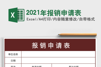 2025年报销申请表