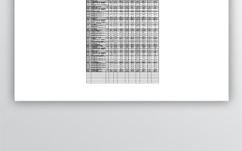 建筑工程预算表格