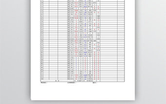 库存明细表excel模板