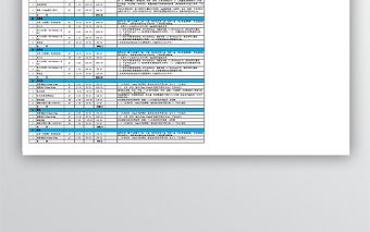 装修预算表(半包基装 主材)免费下载