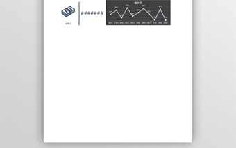 图表模板财务收入同期分析一览图免费下载