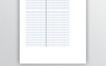 每月收入支出财务报表自动统计表