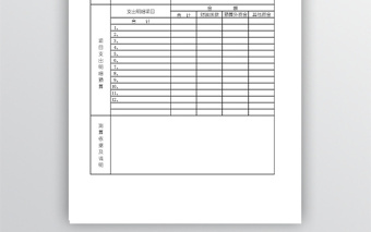 项目支出预算明细表模板免费下载