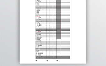 简约公司年度财务预算格式excel