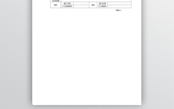 公司人员调动、晋升申报表